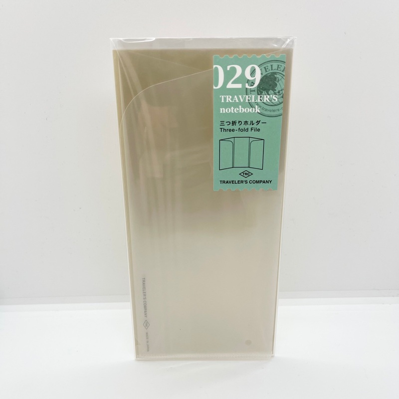 Traveler’s Notebook Regular Refill 029 Three-Fold File