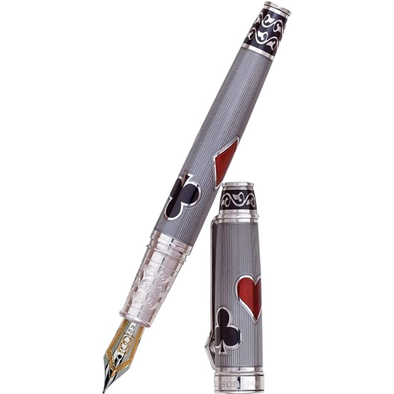 David Oscarson Les Quatre Couleurs Fountain Pen – Translucent Grey Fine