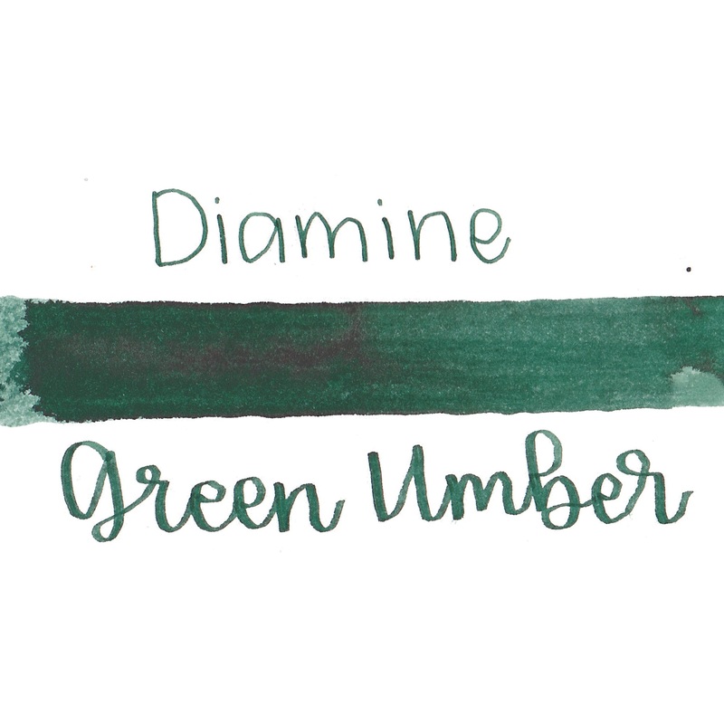 Diamine Green Umber 80ml Bottle