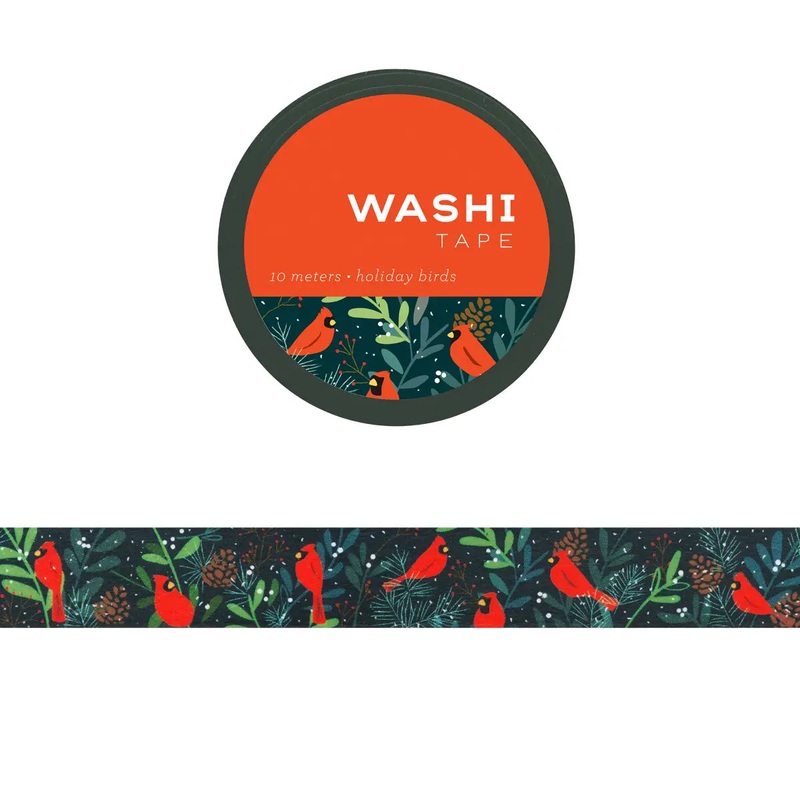 Girl of ALL WORK – Washi tape – 15mm – Holiday Birds
