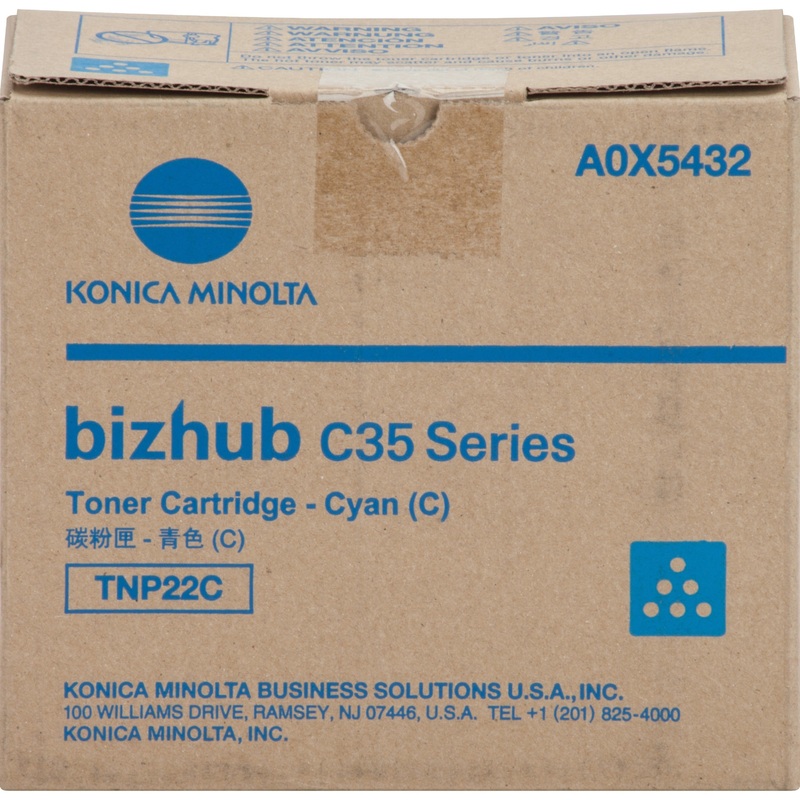 Konica Minolta Original Laser Toner Cartridge – Cyan – 1 Each – 4600 Pages