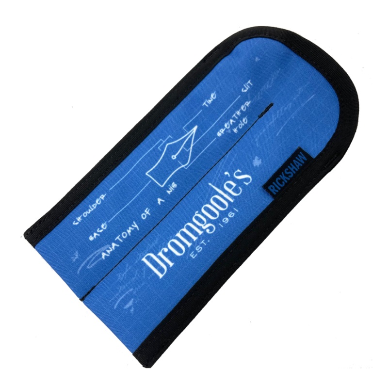 Rickshaw Bagworks 2-Pen Coozy Sleeve – Anatomy of a Nib (Dromgoole’s Exclusive)