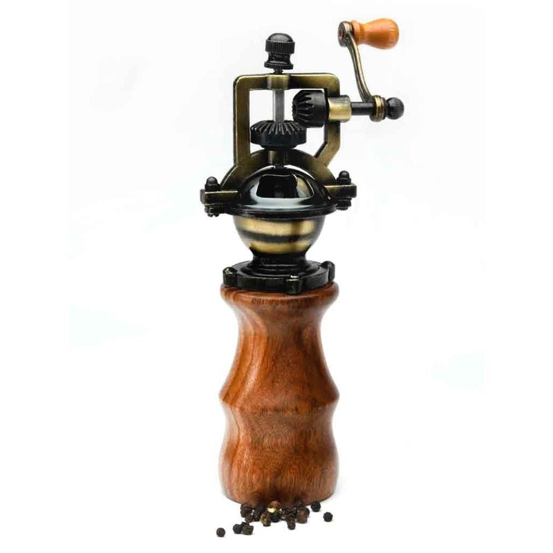 Antique Style E-Z Assemble Salt & Pepper Mill Kits Antique Brass