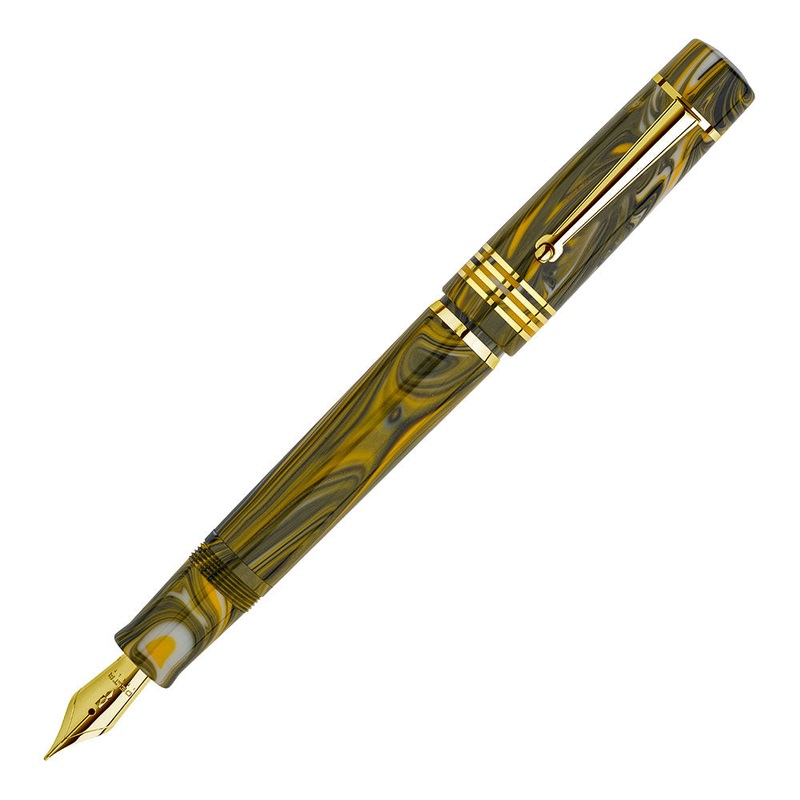 Delta Neo Gallery Four Rings Marigold Fountain Pen Extra Fine