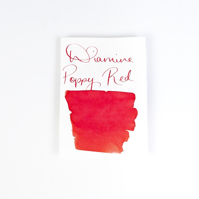 Diamine Poppy Red (80ml) Bottled Ink