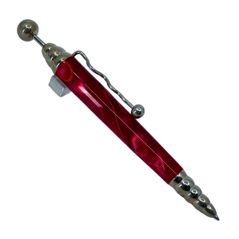 Jean-Pierre Lepine Zig Zag Red with Yellow Filet Ballpoint Pen