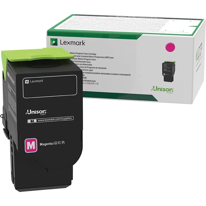 Lexmark Unison Original High Yield Laser Toner Cartridge – Magenta – 1 Each – 3000 Pages Magenta