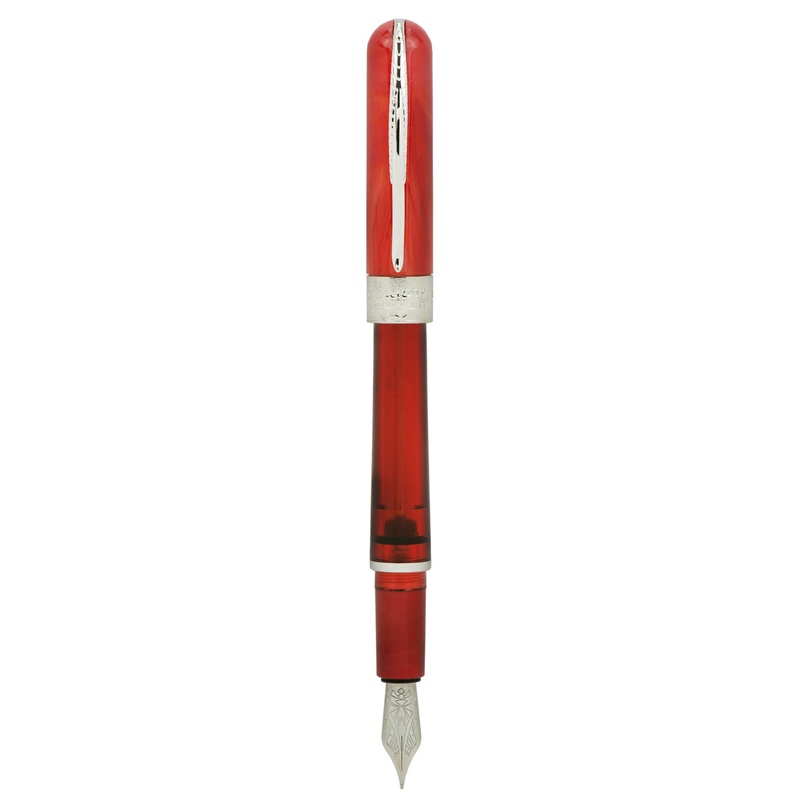 Pineider Avatar Twin Tank Touchdown Fountain Pen – Devil Red Extra-Fine