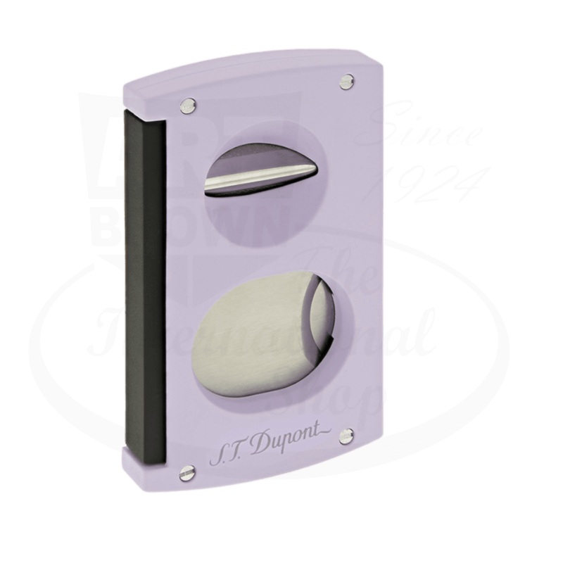 S.T. Dupont Double Blade Cigar Cutter Matte Lilac, 003462