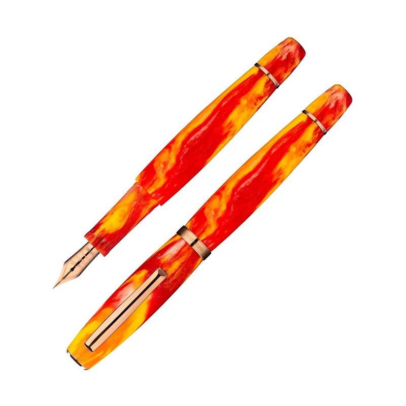 Scribo La Dotta Fountain Pen in Uovo in Raviolo Broad 18kt Gold