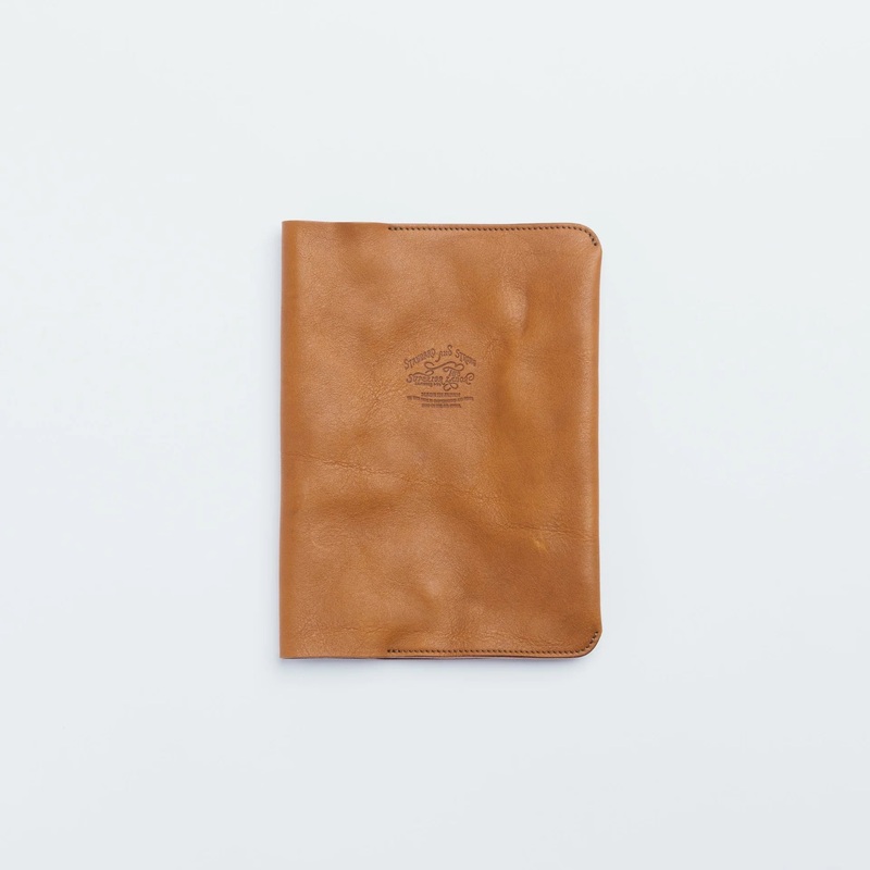 The Superior Labor A5 Oil Leather Notebook Cover – Light Brown