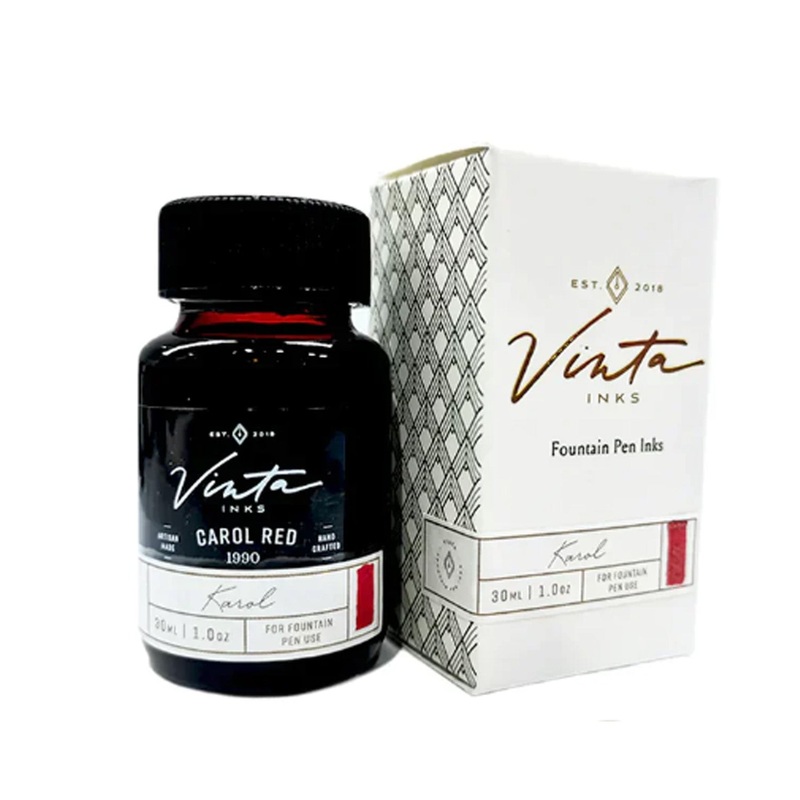 Vinta Holiday Collection Carol Red Ink Bottle, Red – 30ml