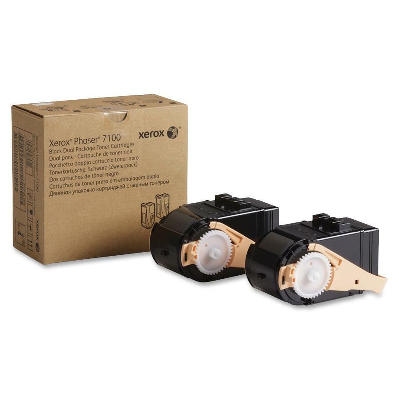 Xerox Original Laser Toner Cartridge – Black – 2 / Box – 10000 Pages