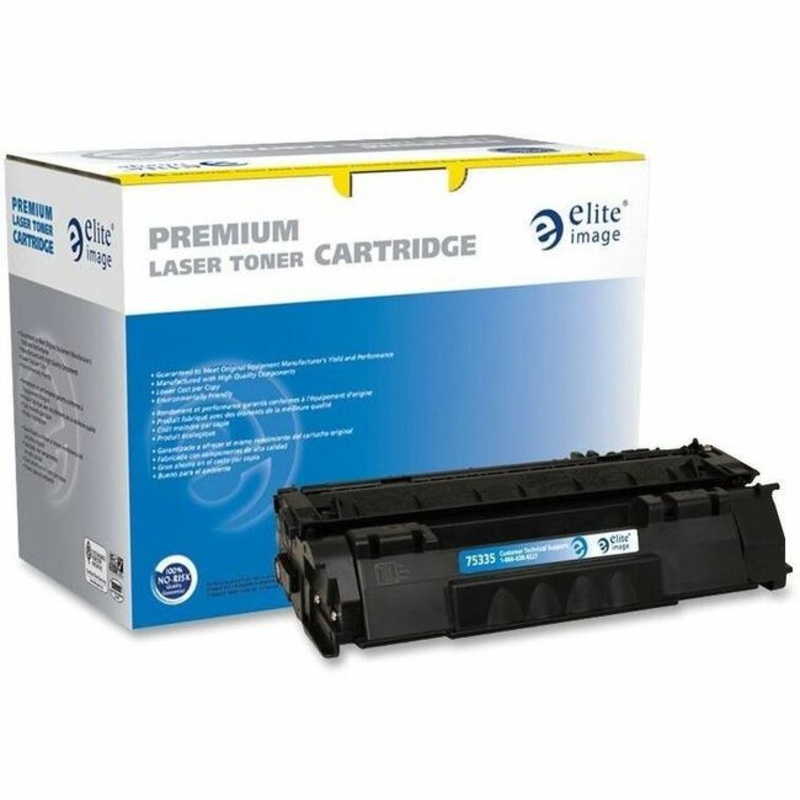 Elite Image Remanufactured Laser Toner Cartridge 53A (Q7553A) – Black – 1 Each – 3000 Pages