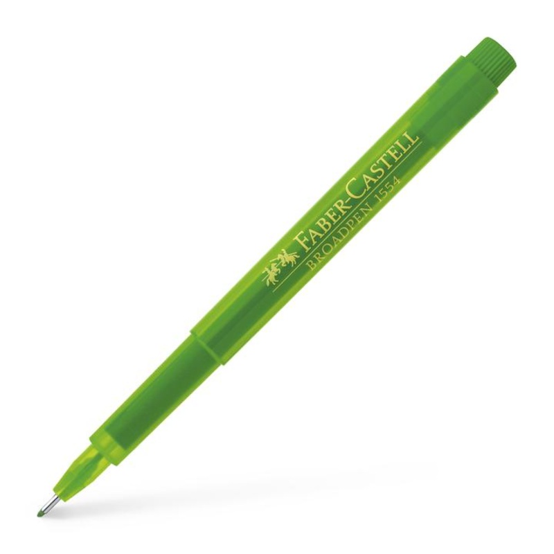 Faber-Castell Fineliner Broadpen 1554- Grass Green
