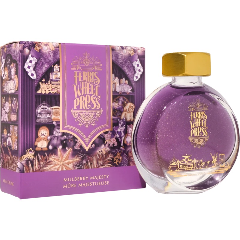 Ferris Wheel Press Ink Bottle – Mulberry Majesty  – 38ml