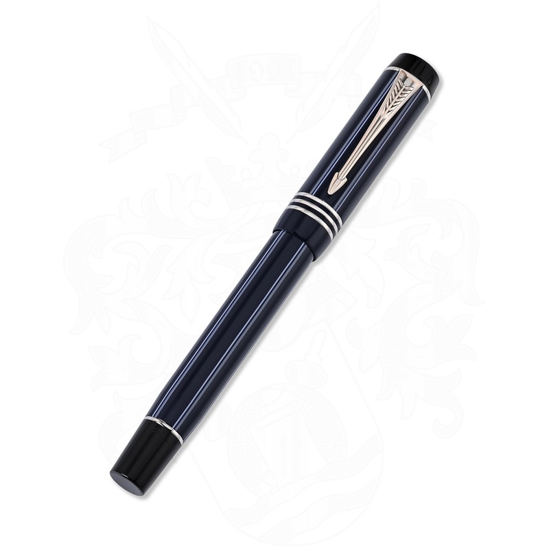 Parker Duofold Pinstripe Blue Rollerball