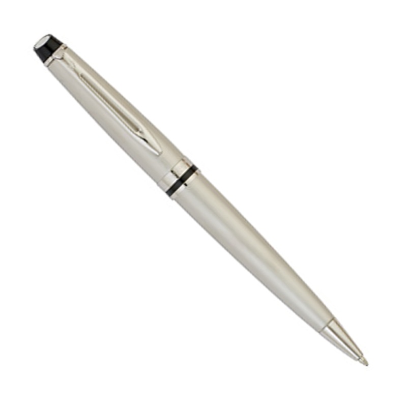 Waterman Expert 3 Stainless Steel Chrome Trim Ballpoint Pen