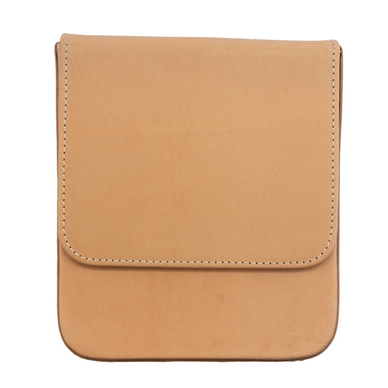 Galen Leather Co. Magnum Opus 6 Slot Magnetic Hard Pen Case – Undyed Leather