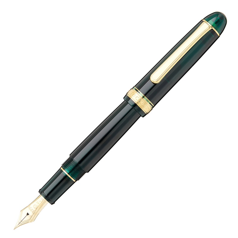 Platinum #3776 Century Fountain Pen – Laurel Green/Gold Fine