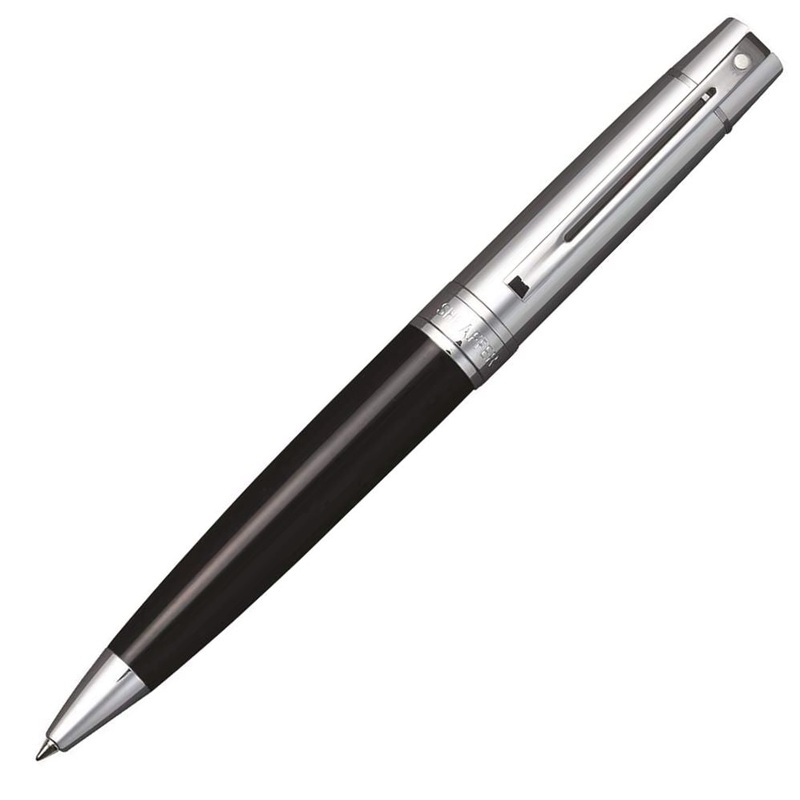 Sheaffer 300 Glossy Black with Chrome Trim Ballpoint Pen