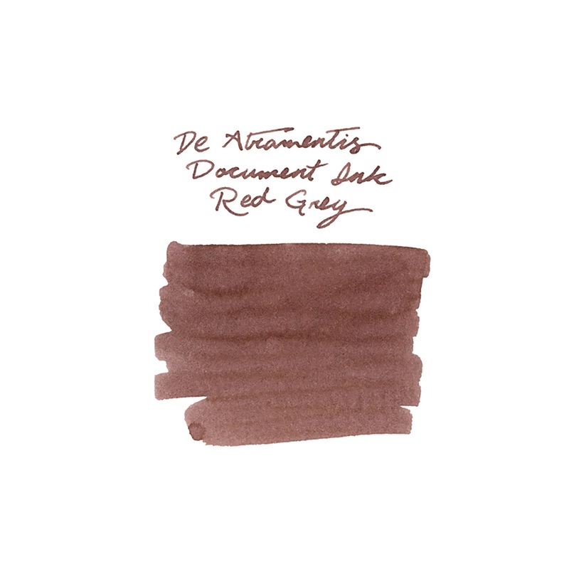 De Atramentis Document Ink Red Grey – Ink Sample