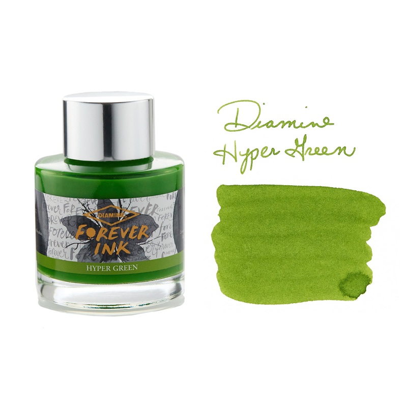 Diamine Forever Hyper Green – 50ml Bottled Ink