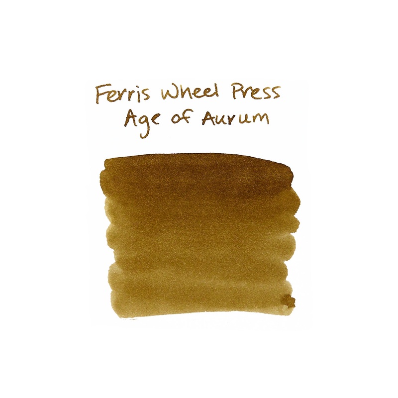 Ferris Wheel Press Age of Aurum – Ink Sample