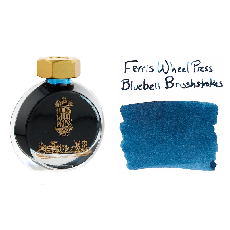 Ferris Wheel Press Bluebell Brushstrokes – 38ml Bottled Ink