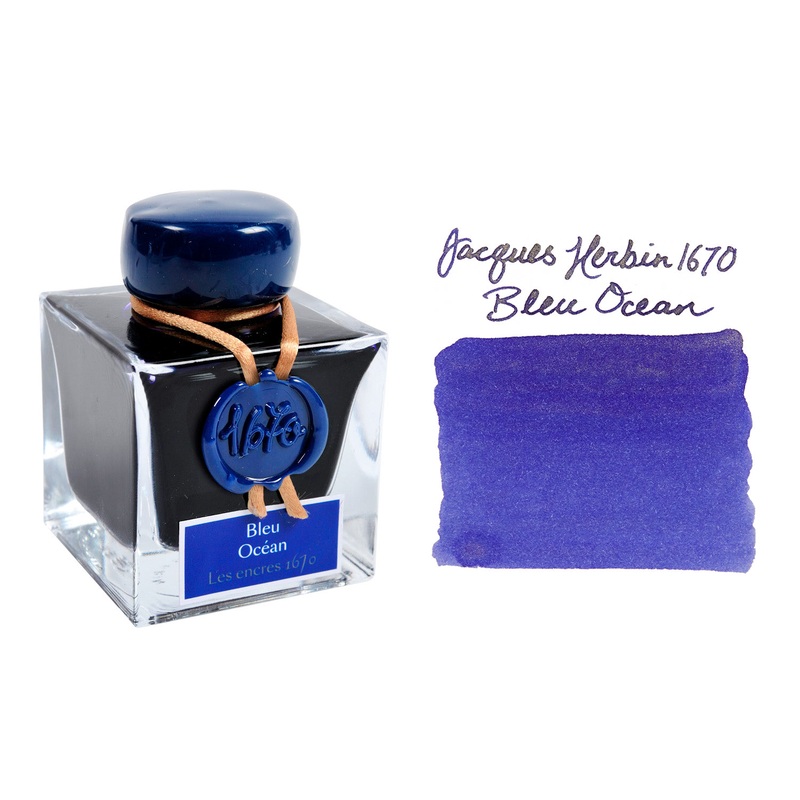 Jacques Herbin 1670 Bleu Ocean – 50ml Bottled Ink