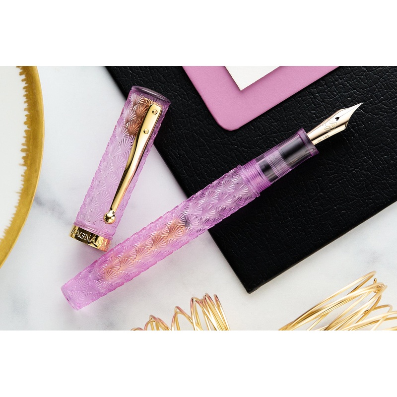 Magna Carta Mag 600 Fountain Pen – Art Deco Purple (Special Edition) 14k Flex