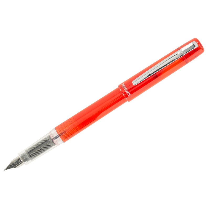 Platinum Prefounte Fountain Pen – Vermilion Orange Fine