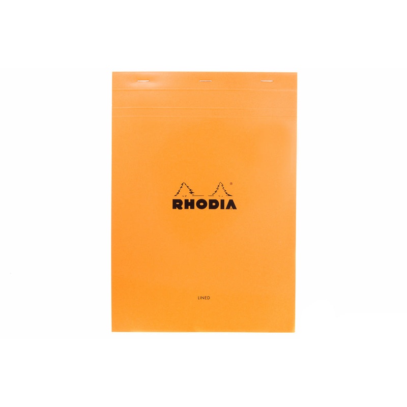 Rhodia No. 18 A4 Notepad – Orange, Lined