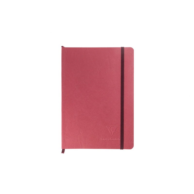 Clairefontaine Basic My Essential A5 Notebook – Red, Dot Grid