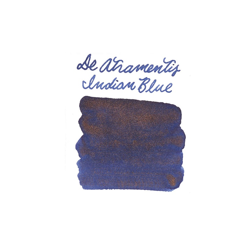 De Atramentis Pearlescent Indian Blue-Copper – Ink Sample