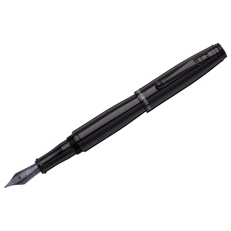 Monteverde Invincia Color Fusion Fountain Pen – Stealth Black Omniflex