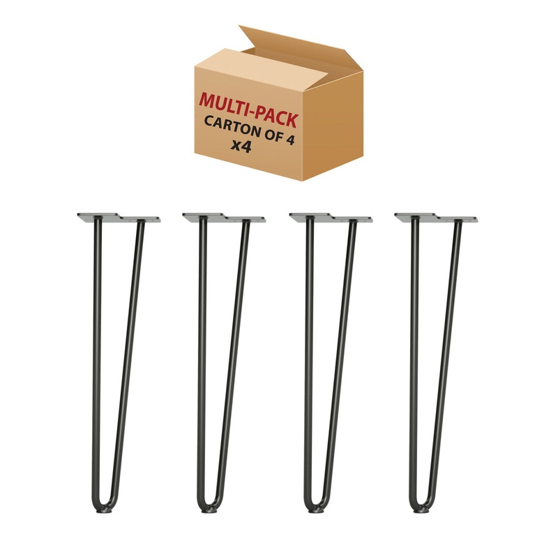 OS 18″ High Hairpin Leg Black