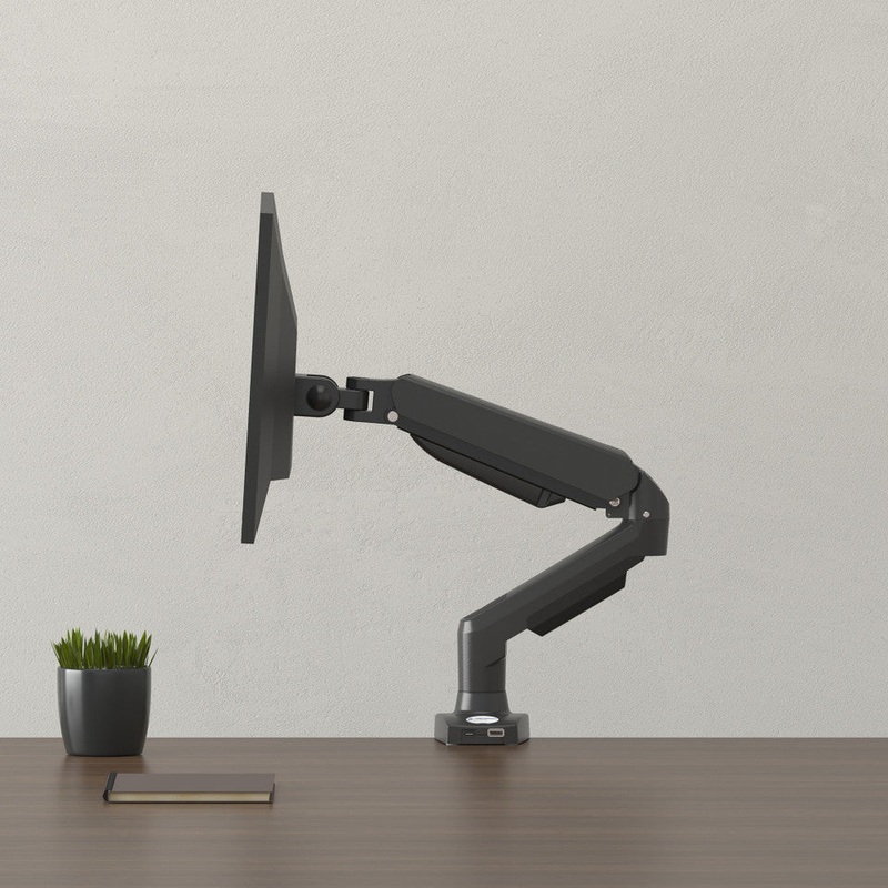 OS Single Monitor Arm Charcoal