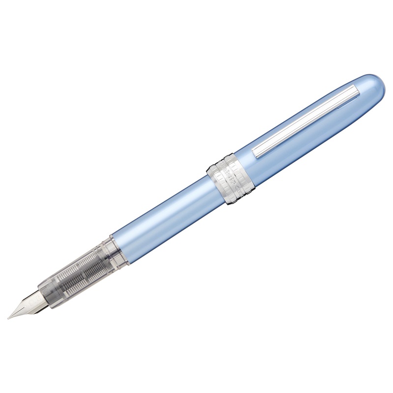 Platinum Plaisir Fountain Pen – Frosty Blue Fine