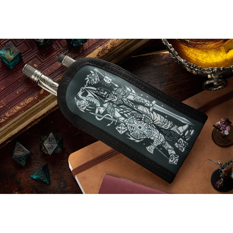 Retro 51 x Rickshaw Bagworks 2 Pen Coozy – Fire & Dice 2e: Fighter