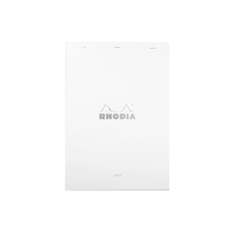 Rhodia No. 18 A4 Notepad – Ice White, Lined