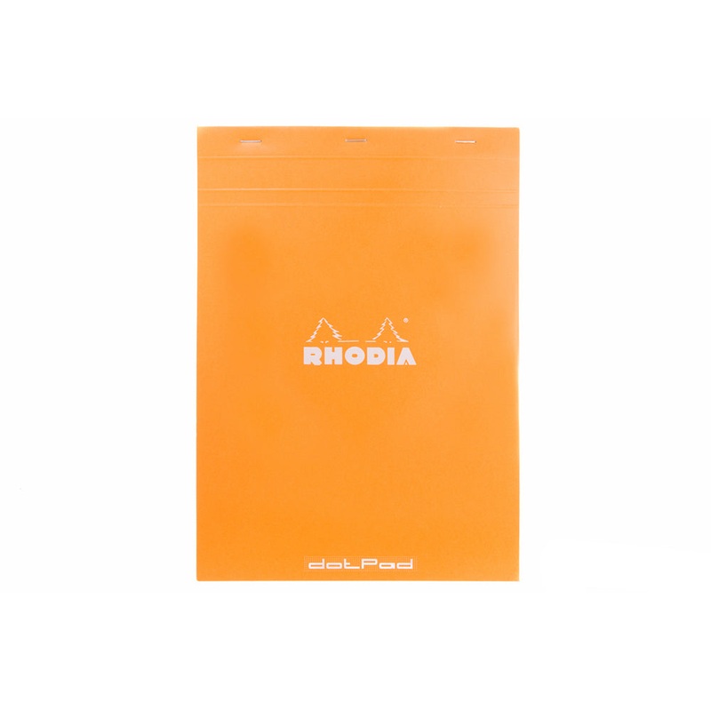 Rhodia No. 18 A4 Notepad – Orange, Dot Grid