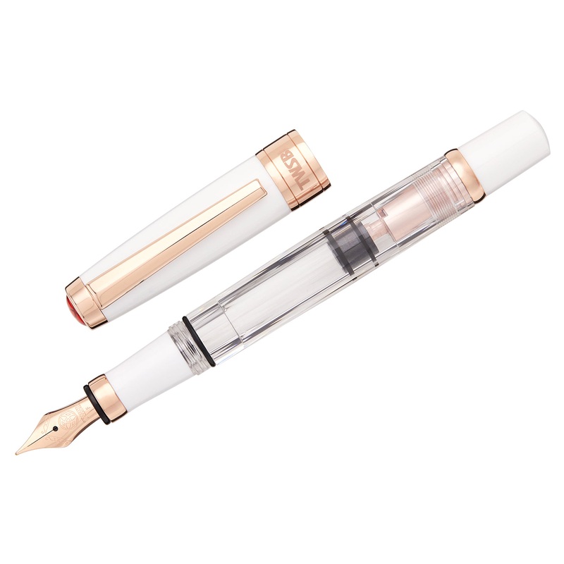 TWSBI Diamond 580 Fountain Pen – White RoseGold II Extra-Fine