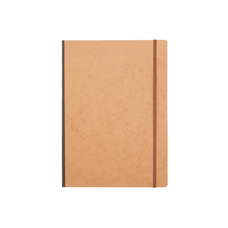 Clairefontaine Basic Clothbound A4 Notebook – Tan, Lined
