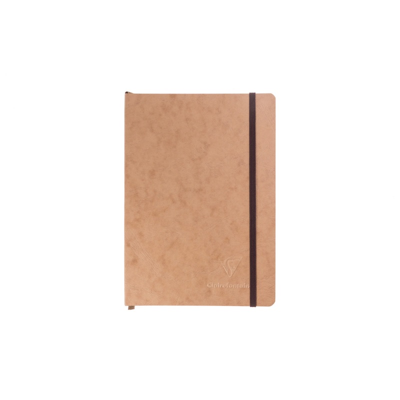 Clairefontaine Basic My Essential A5 Notebook – Tan, Dot Grid