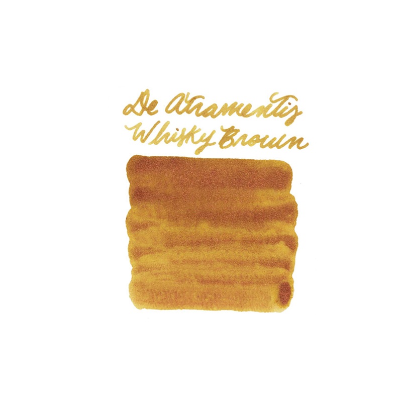 De Atramentis Pearlescent Whisky Brown-Copper – Ink Sample