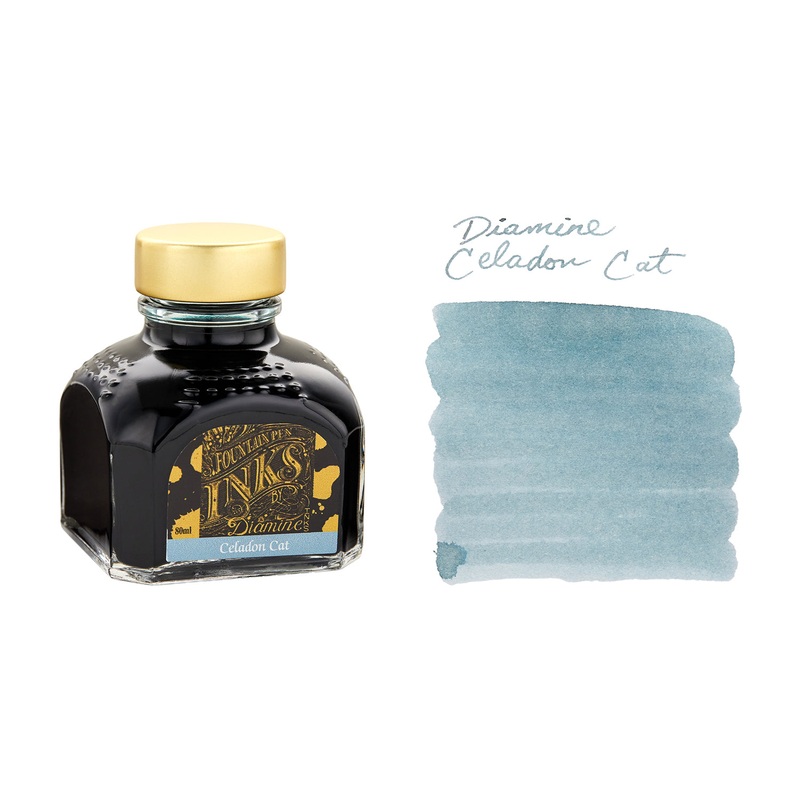 Diamine Celadon Cat – 80ml Bottled Ink