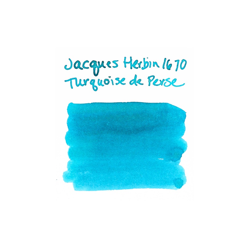 Jacques Herbin 1670 Turquoise de Perse – Ink Sample