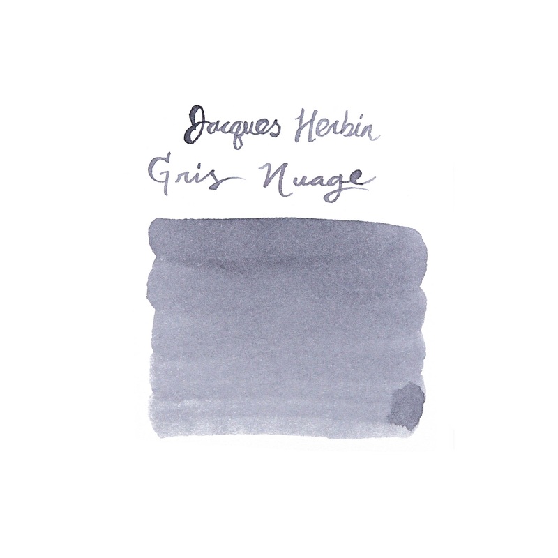 Jacques Herbin Gris Nuage – Ink Sample