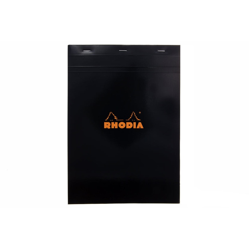 Rhodia No. 18 A4 Notepad – Black, Graph